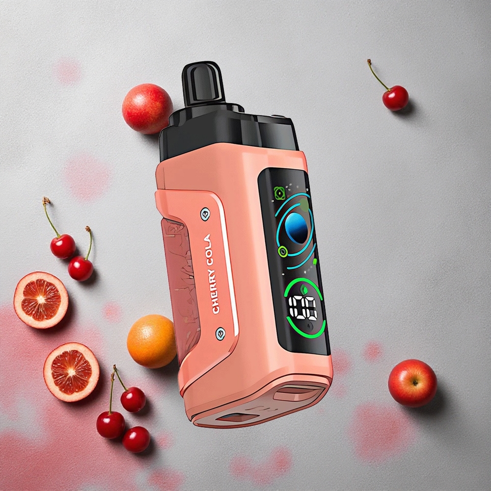 Razz Bar 45000 Puffs Cerise Cola Vape Jetable Bobine Mesh 1.0 Ohm