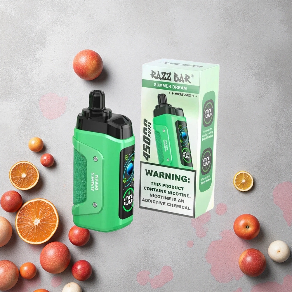 Razz Bar 45000 Puffs Dream d'Été avec Bobine Mesh 1.0 Ohm