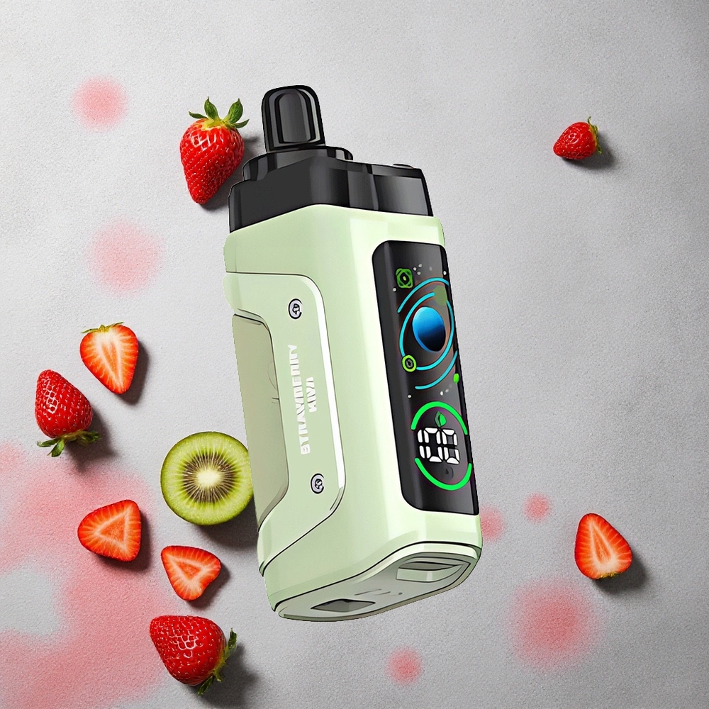 Razz Bar 45000 Puffs Vape Jetable Fraise Kiwi Résistance Mesh 1.0 Ohm