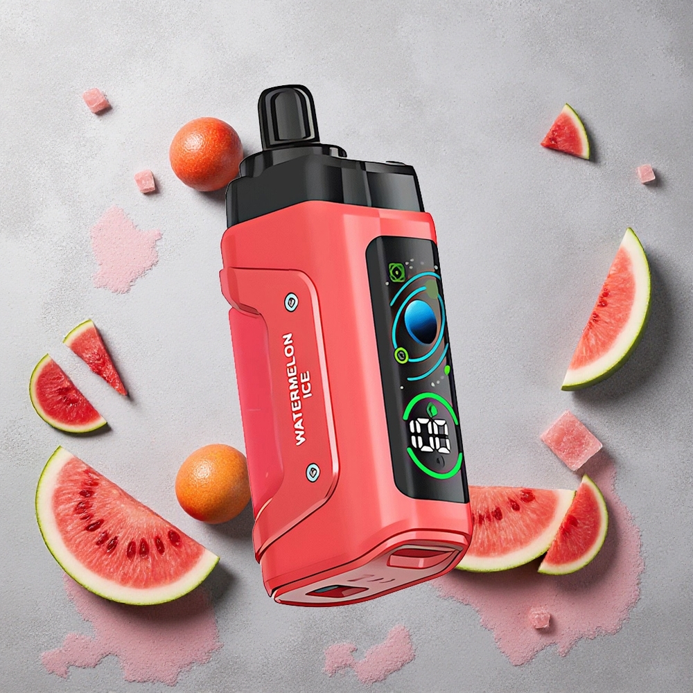 Razz Bar 45000 Puffs Vape Jetable Pastèque Glacée et Framboise avec Bobine Mesh 1.0 Ohm et Flux d'Air Réglable