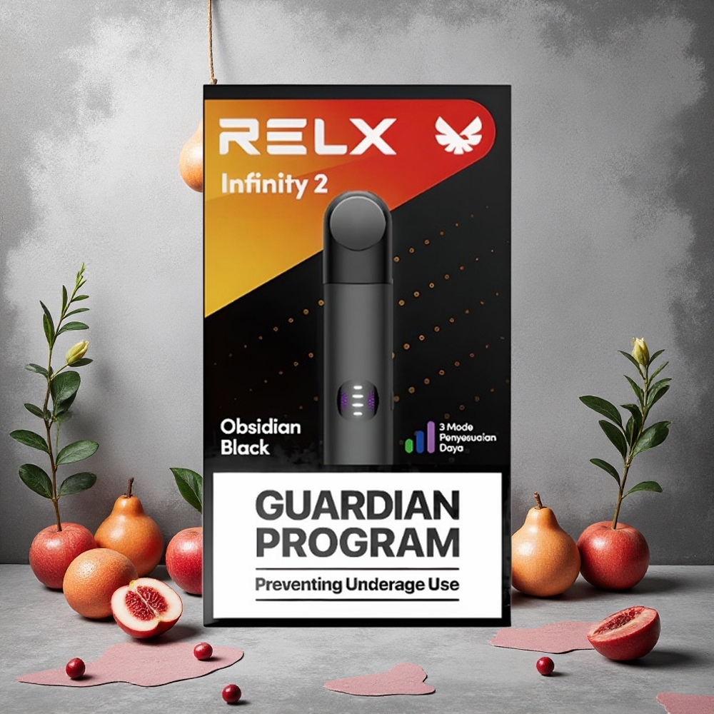 RELX Infinity 2 600-650 Puffs Darkastéroïde Finition métallique élégante