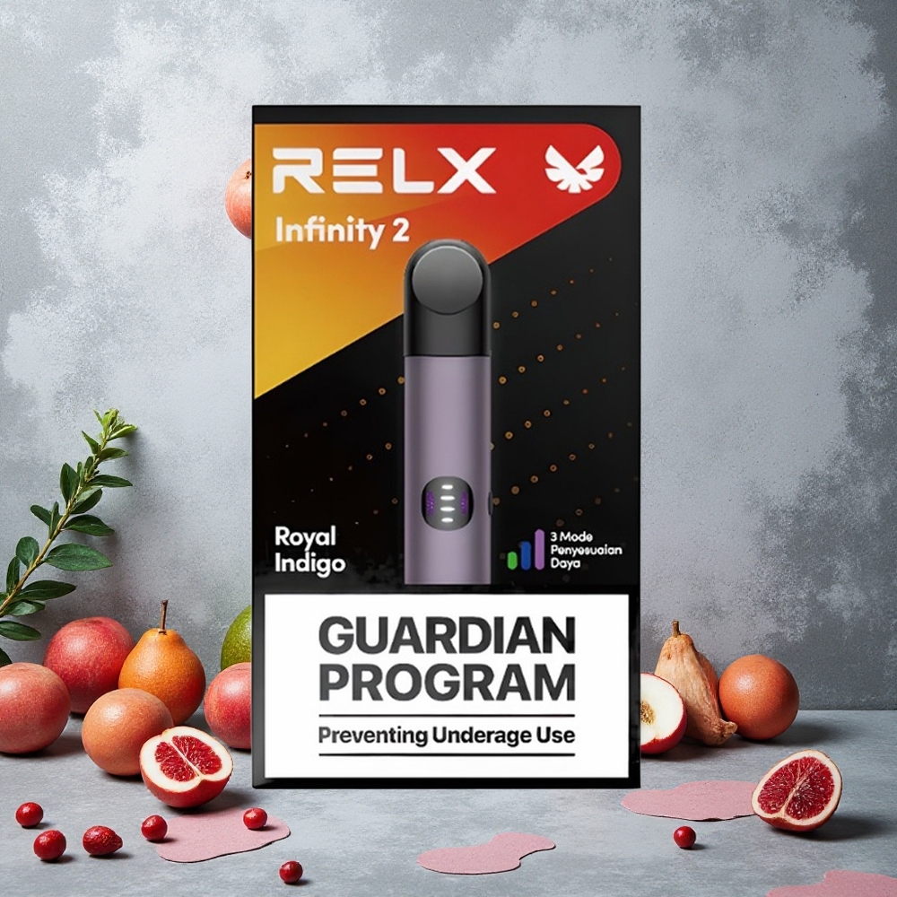 RELX Infinity 2 600-650 Puffs Indigo Royal Finition métallique