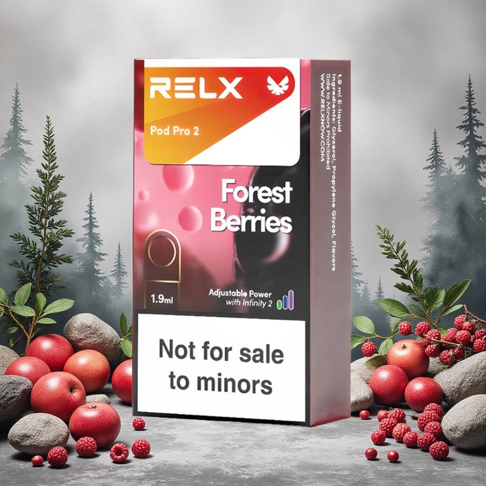 RELX Pod Pro 2 600 Puffs Baies des Bois Capacité : 1,9ml