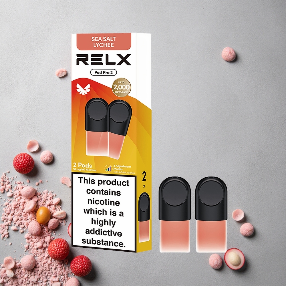 RELX Pod Pro 2 600 Puffs Lychee Sel de Mer 1,9ml