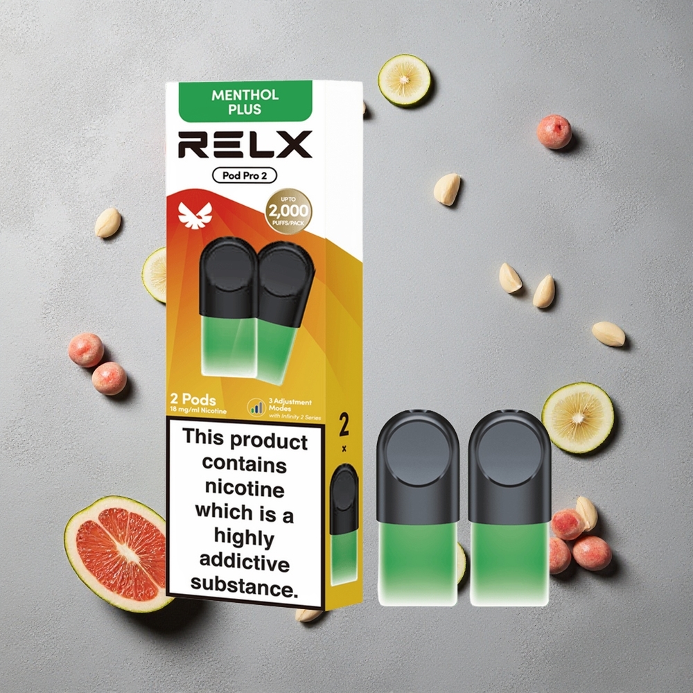 RELX Pod Pro 2 600 Puffs Menthe-Menthol Plus 1,9ml
