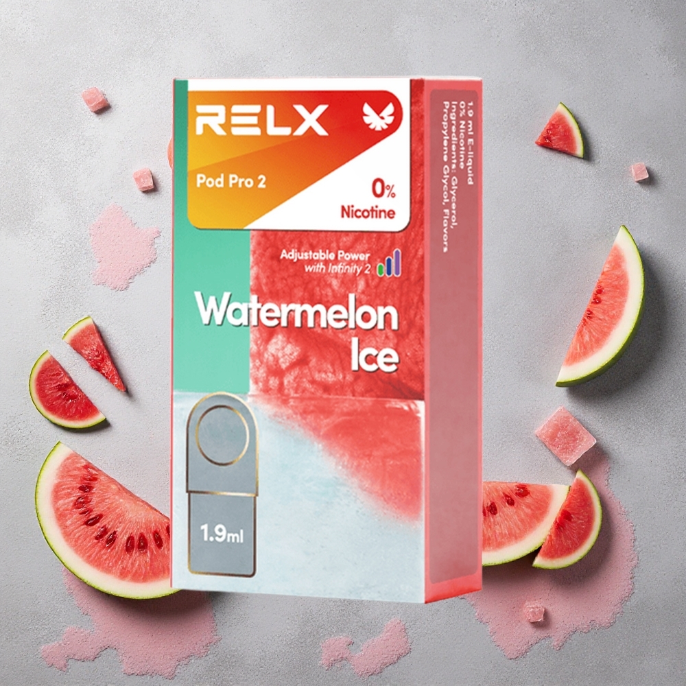 RELX Pod Pro 2 600 Puffs Pastèque Glacée 0% Nicotine 1,9ml