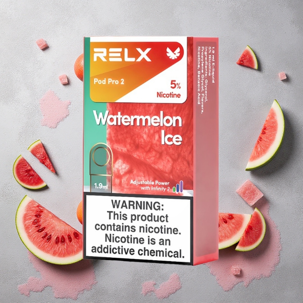 RELX Pod Pro 2 600 Puffs Pastèque Glacée 5% Nicotine 1.9ml
