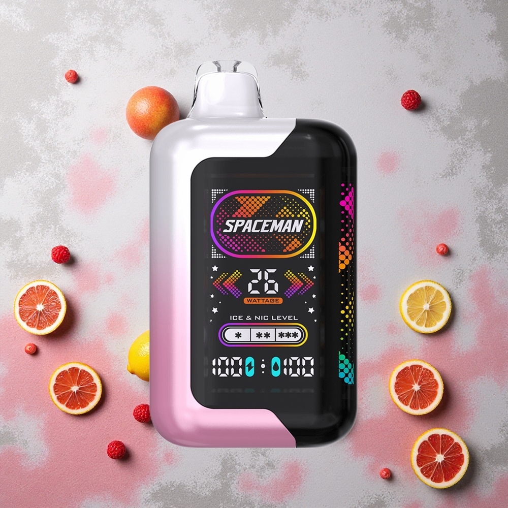 SMOK SPACEMAN SP40000 Vape Jetable Citronade Rose 40 000 Puffs 20mL