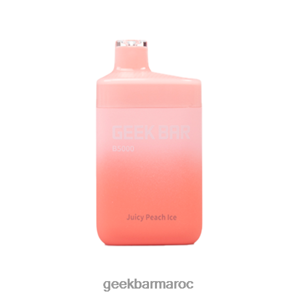 Geek Bar b5000 jetable glace à la pêche juteuse 8F4DDR30 - Geek Vape Prix Maroc