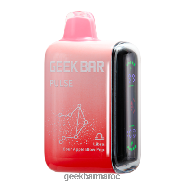 Geek Bar Pulse 50 mg pop aux pommes acidulées 8F4DDR6 - Geek Bar Vape