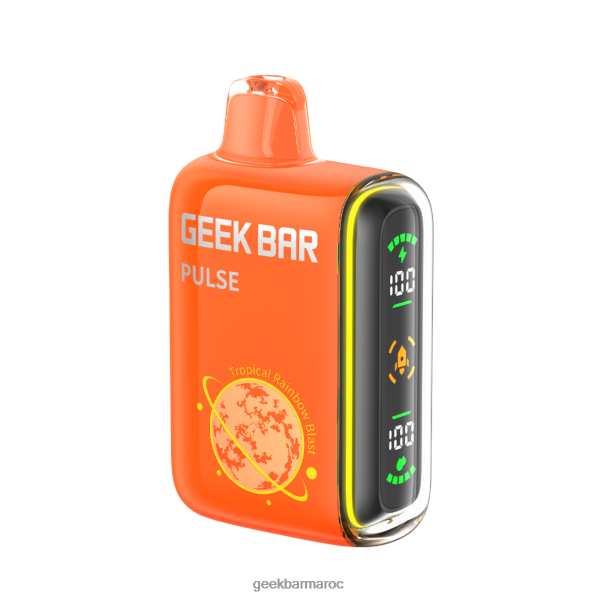 Geek Bar Pulse vape jetable 15k explosion arc-en-ciel tropical 8F4DDR65 - Geek Bar Flavors