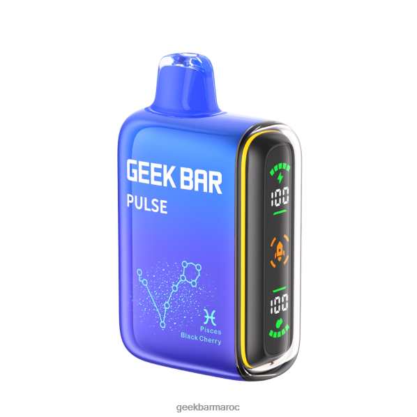 Geek Bar Pulse vape jetable 15k poissons cerise noire 8F4DDR58 - Geek Bar سعر